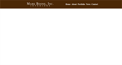 Desktop Screenshot of markbooneinc.com
